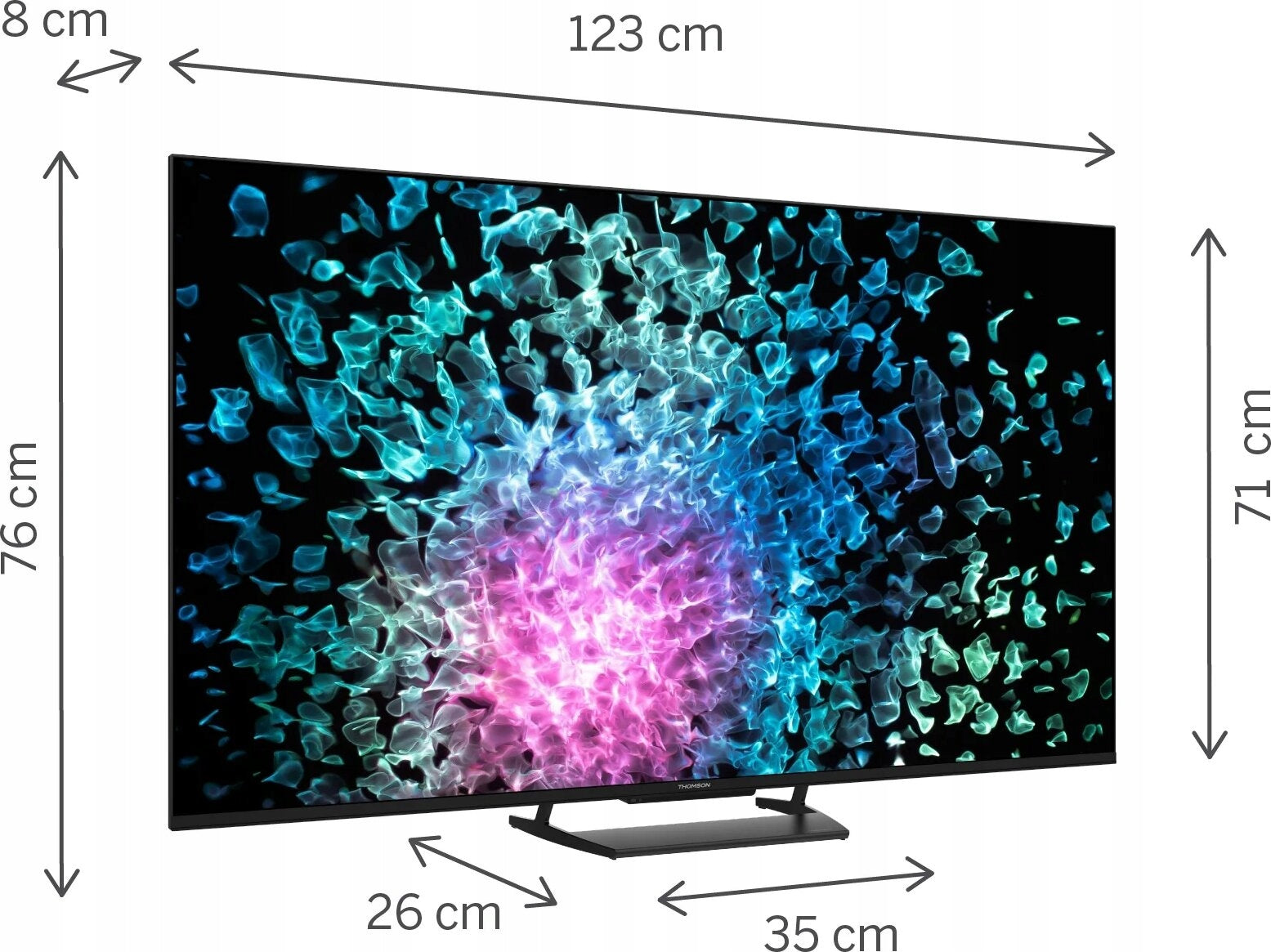 TV THOMSON 55MG7C15 55" QD-Mini LED 4K 144Hz Google TV Dolby Atmos Packaging status original