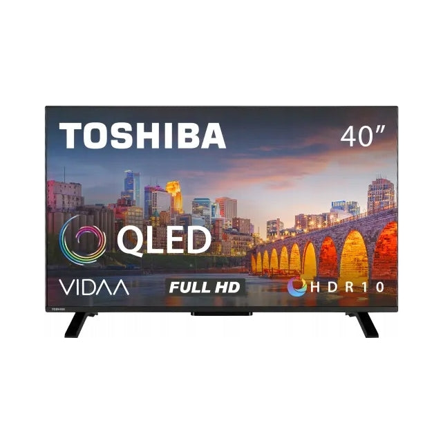 TV Toshiba 40QV2F63DG 40" QLED Full HD black Manufacturer code 32WV2E63DG