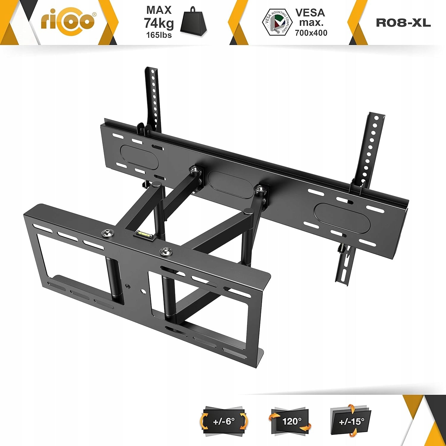 TV Wall Mount, Rotating, Up to 75 Inches, Universal Brand no brand