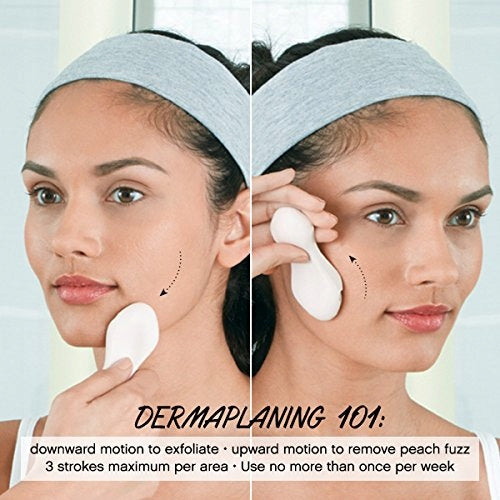 TWEEZERMAN SHAVER FACE SCRUB DERMAPLANER Wireless operating time 60 min