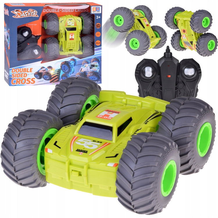 TWISTER AUTO DOUBLE-SIDED STUNT RC `CAR TIPPING CRAZY CAR ROTATION 360°
