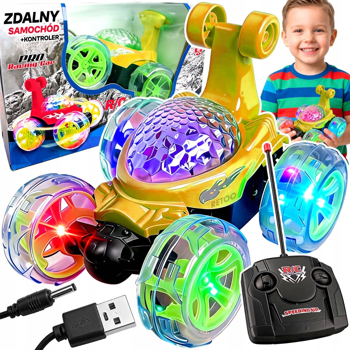TWISTER CAR CONTROLLED AUTO ACROBAT STUNT PILOT REMOTE CONTROLLED Packaging status original