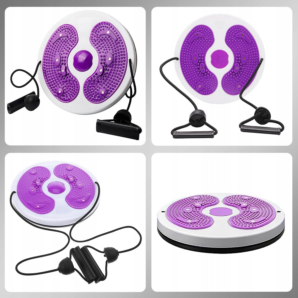 TWISTER DISC WITH PROJECTIONS ROTARY DISC FOR BODY EXERCISES MASSAGE WITH LINKS Body parts stomach feet
