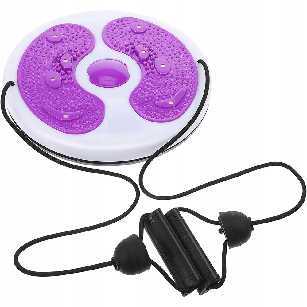 TWISTER EXERCISE MACHINE TWIST WAIST FOOT MASSAGE PORTABLE PURPLE Brand no brand
