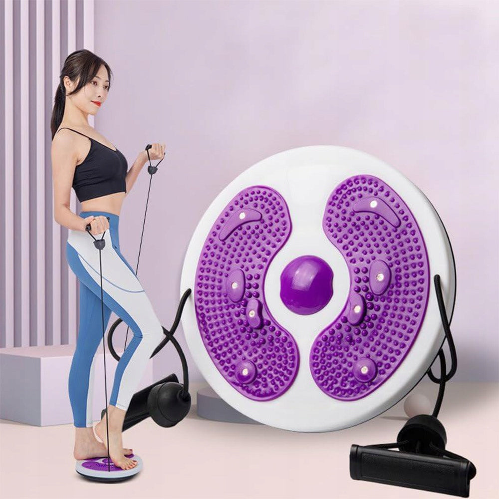 TWISTER EXERCISE MACHINE TWIST WAIST FOOT MASSAGE PORTABLE PURPLE Manufacturer code ENGX-Twister obrotowy
