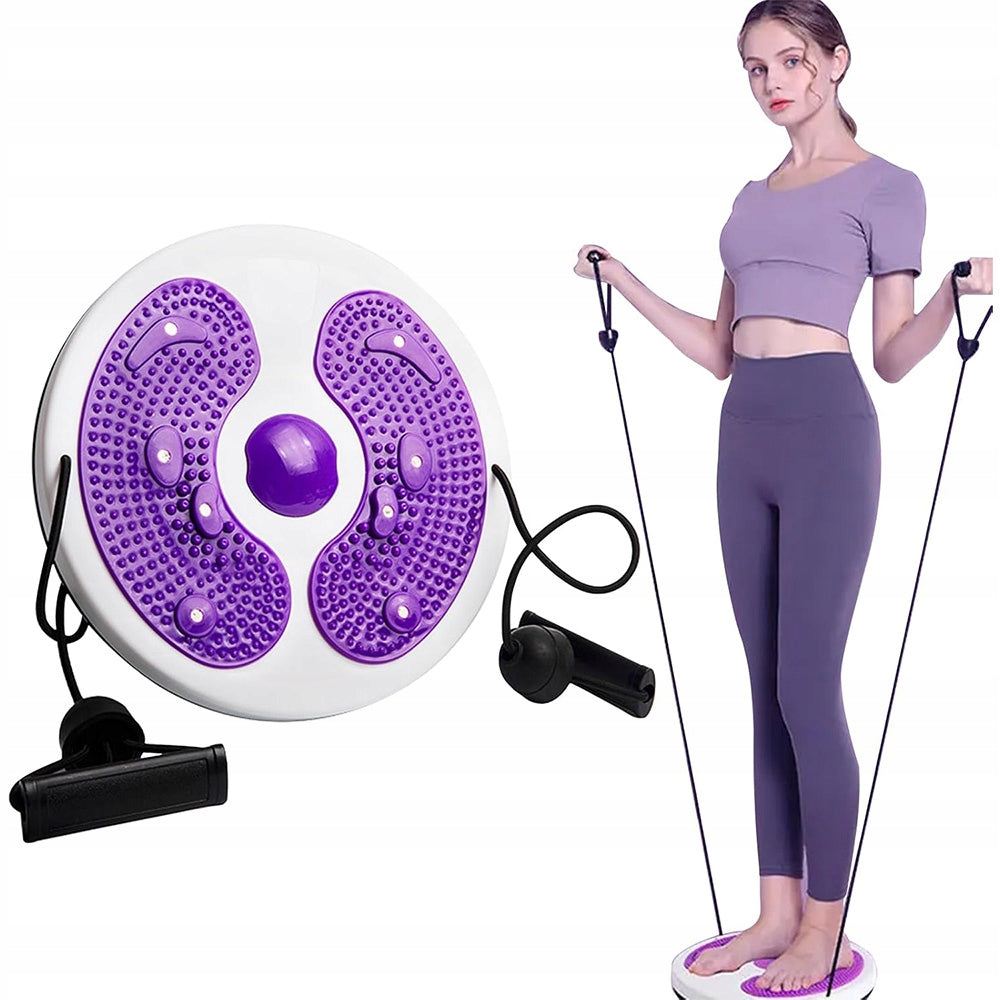 TWISTER EXERCISE MACHINE TWIST WAIST FOOT MASSAGE PORTABLE PURPLE Packaging status original