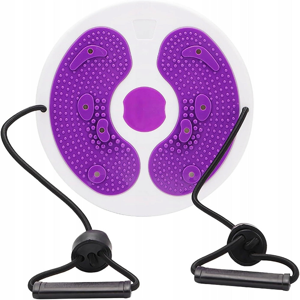 TWISTER EXERCISE MACHINE TWIST WAIST FOOT MASSAGE PORTABLE PURPLE Size universal