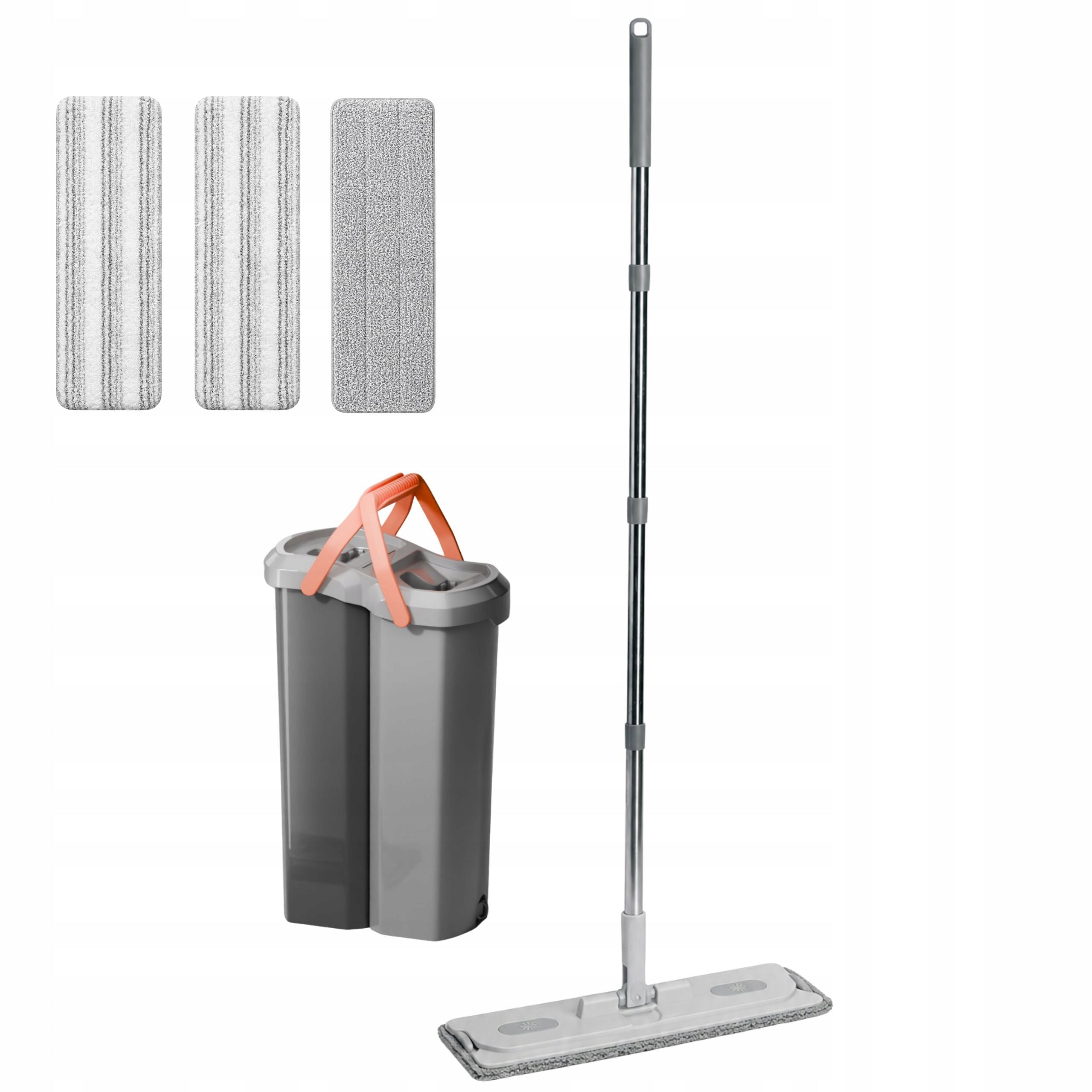 TWO-CHAMBER FLAT MOP XL TWO-CHAMBER SEPARATION OF DIRTY WATER 3 CARTRIDGES 5,7 L Packaging status original