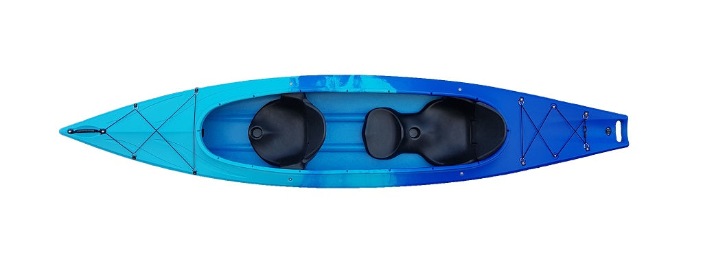 TWO-PERSON FAMILY TOURIST KAYAK STABLE SOLID FOR RAFTING TWO 2+1 Brand Scorpio Kayak