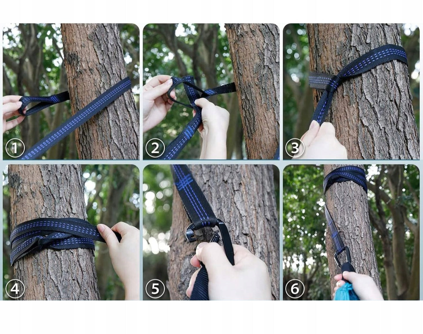 TWO-PERSON HIKING HAMMOCK 300x200 LARGE 300KG XXL LIGHT STRONG TRAVELER Model HAMAK HUŚTAWKA