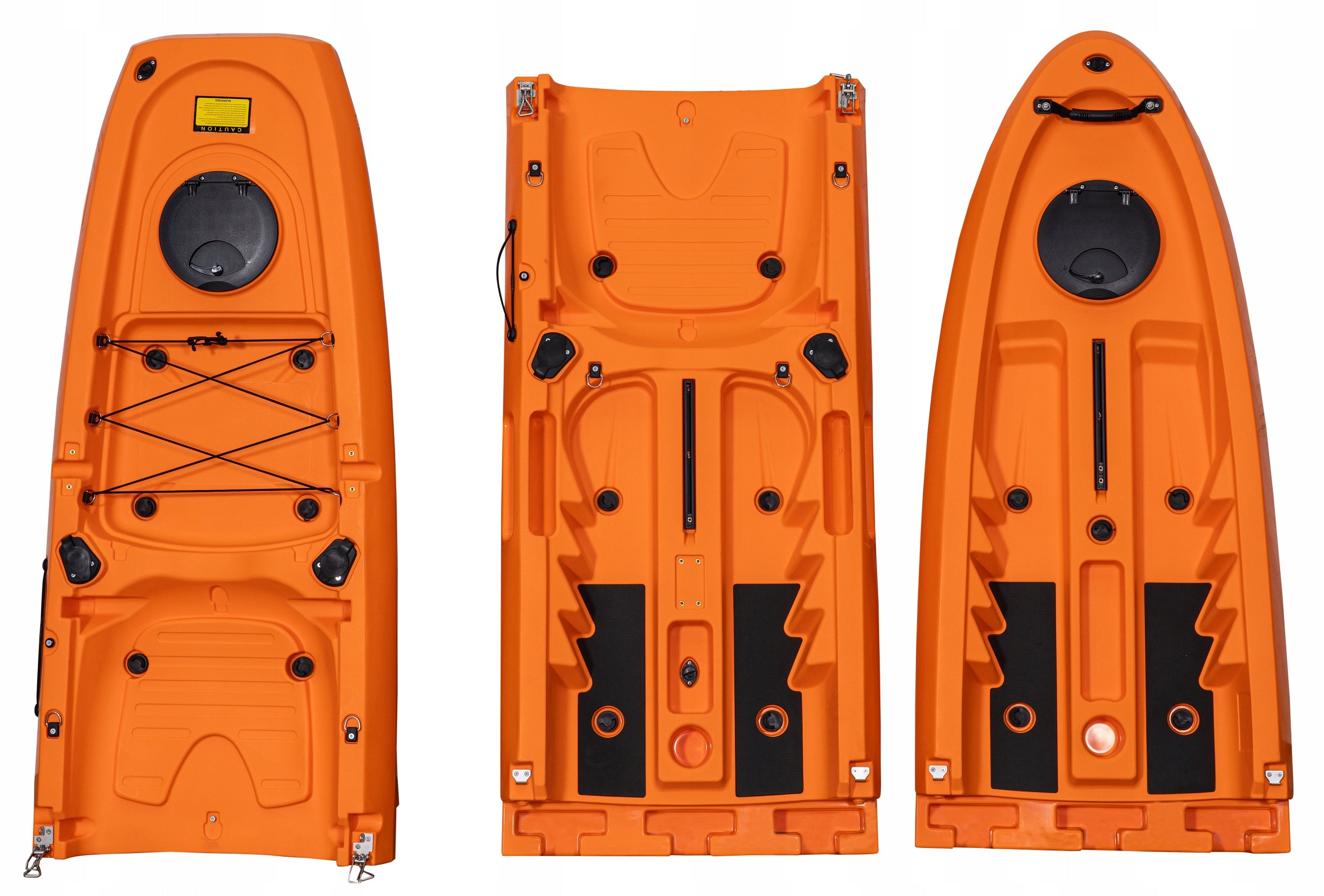 TWO-PERSON MODULAR RECREATIONAL KAYAK 475 CM FOLDING KAYAK 3 MODULES SET Number of seats 2