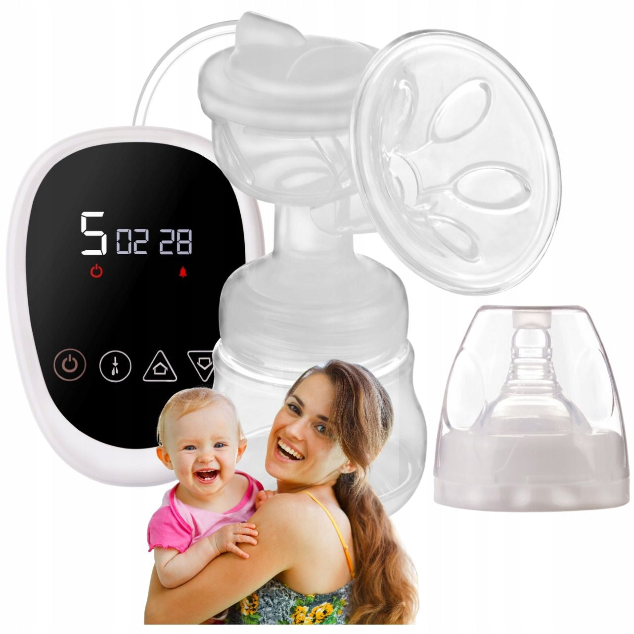 TWO-PHASE ELECTRIC BREAST PUMP FOR NURSING MOTHER FOOD INTAKE