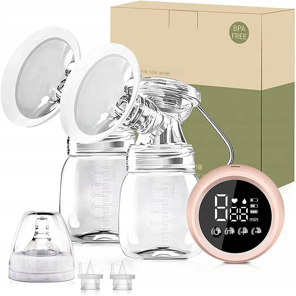 TWO-PHASE WIRELESS ELECTRIC BREAST PUMP WITH LED TOUCH SCREEN