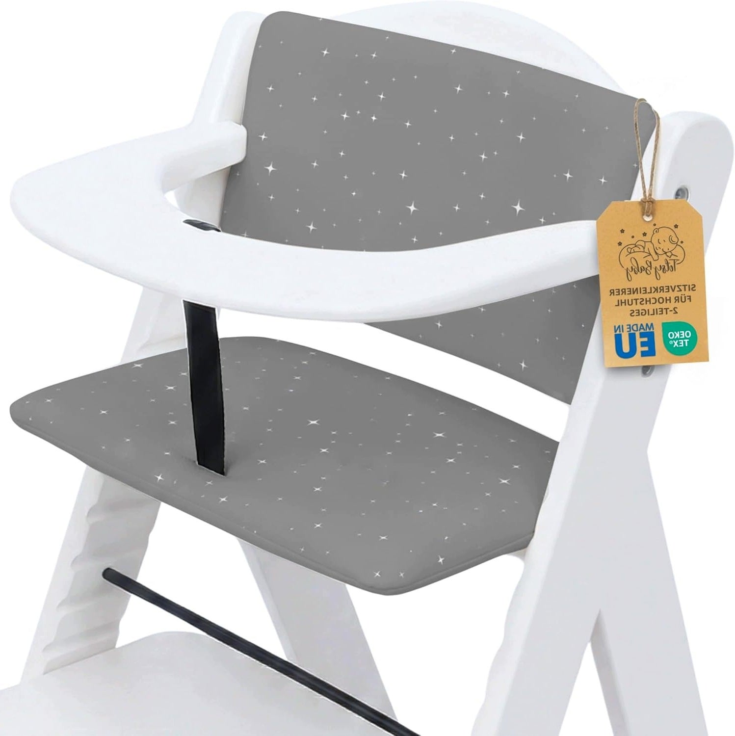 TWO-PIECE INSERT FOR FEEDING CHAIRS STARS POLYESTER