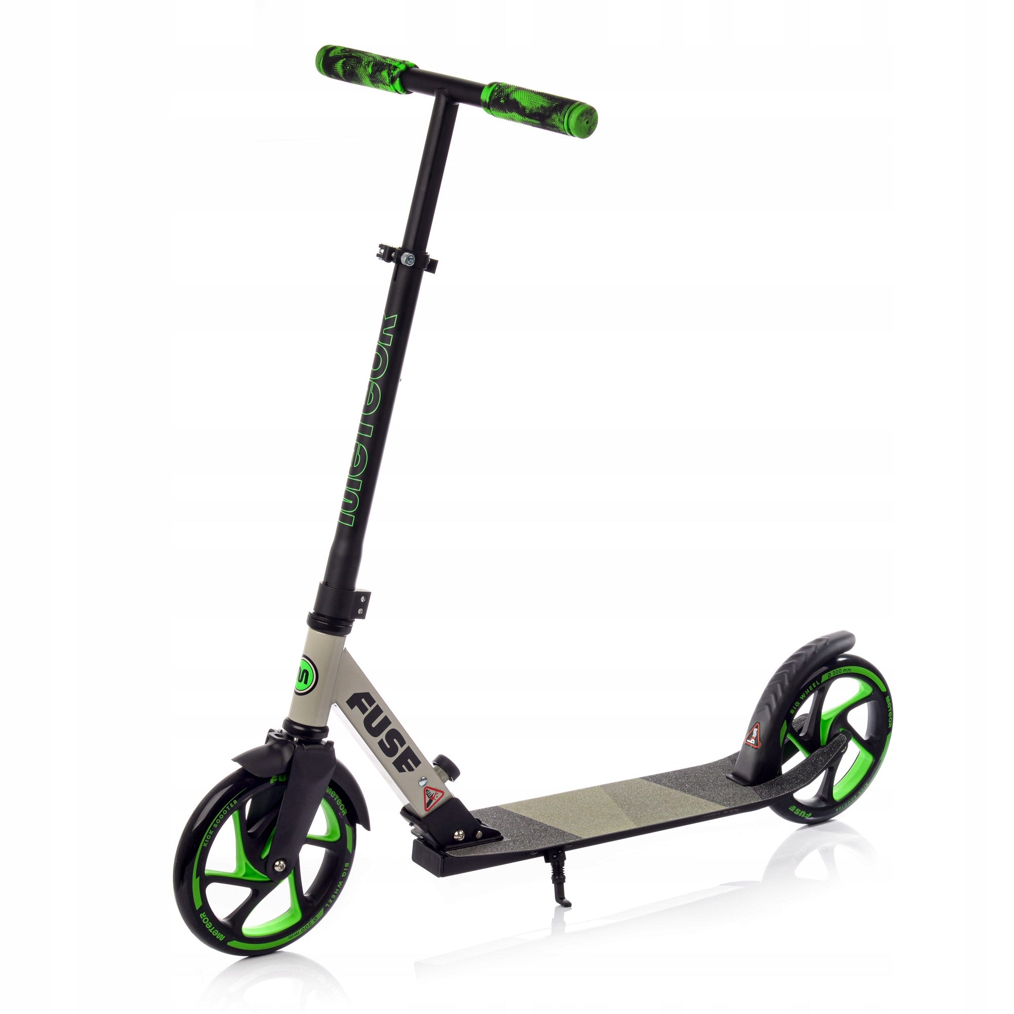 TWO-WHEELED SCOOTER ADJUSTABLE METEOR FUSE folding foot brake