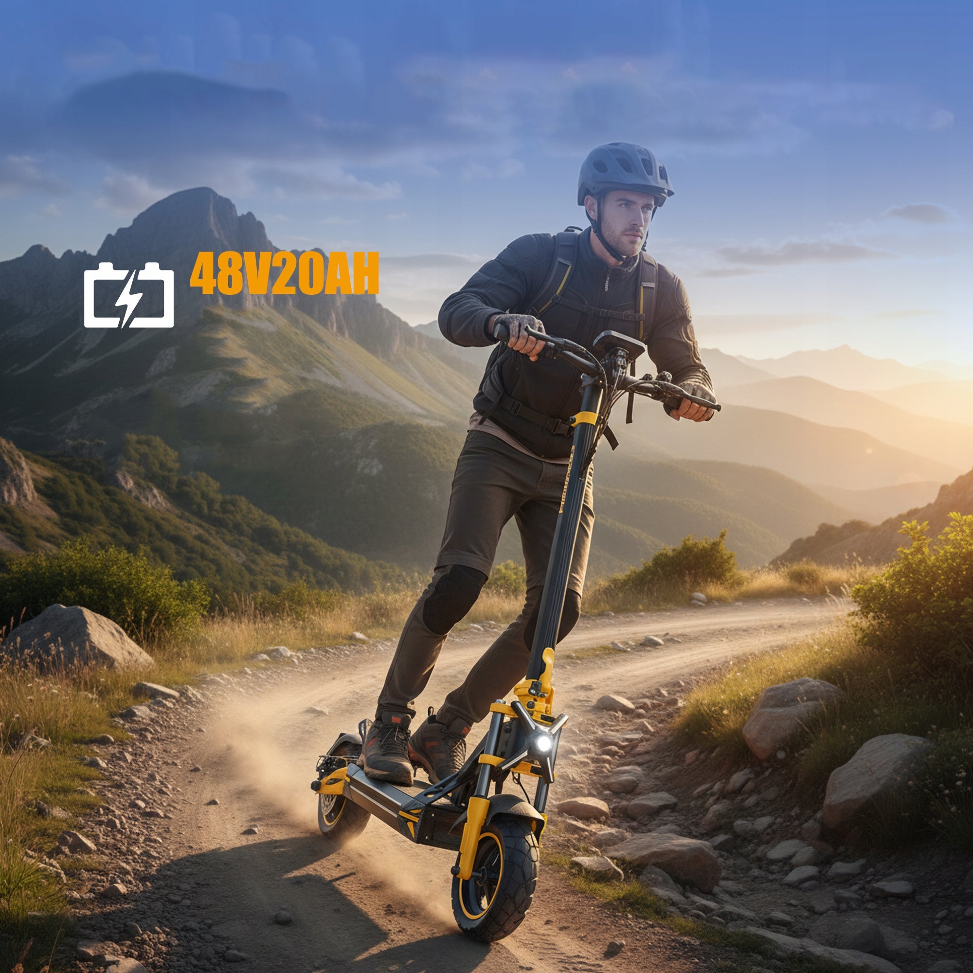 TWOFISH Master Adult Electric Scooter 1640W 48V 20AH 45K 70KM Brand IWAFO