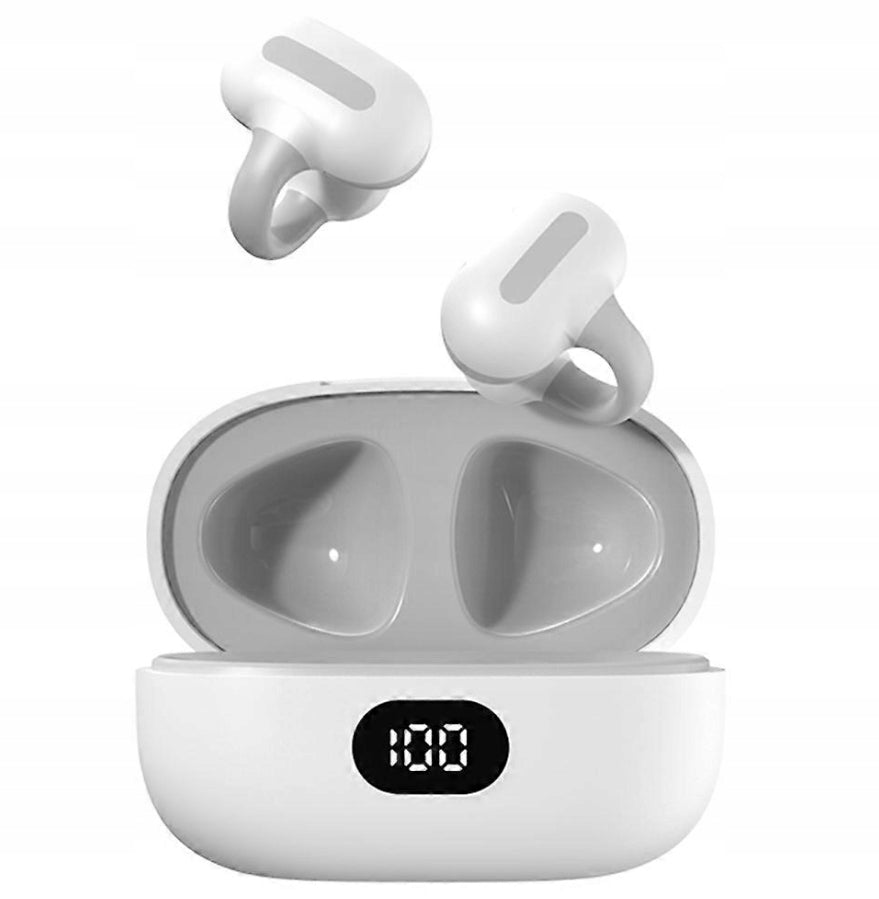 TWS-S8 EARCLIP Wireless Headphones in White