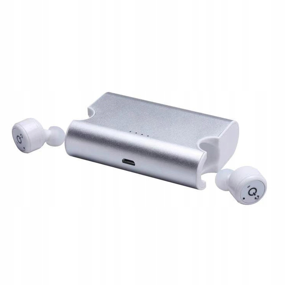 TWS wireless headphones with charging station - white Brand PLATINET