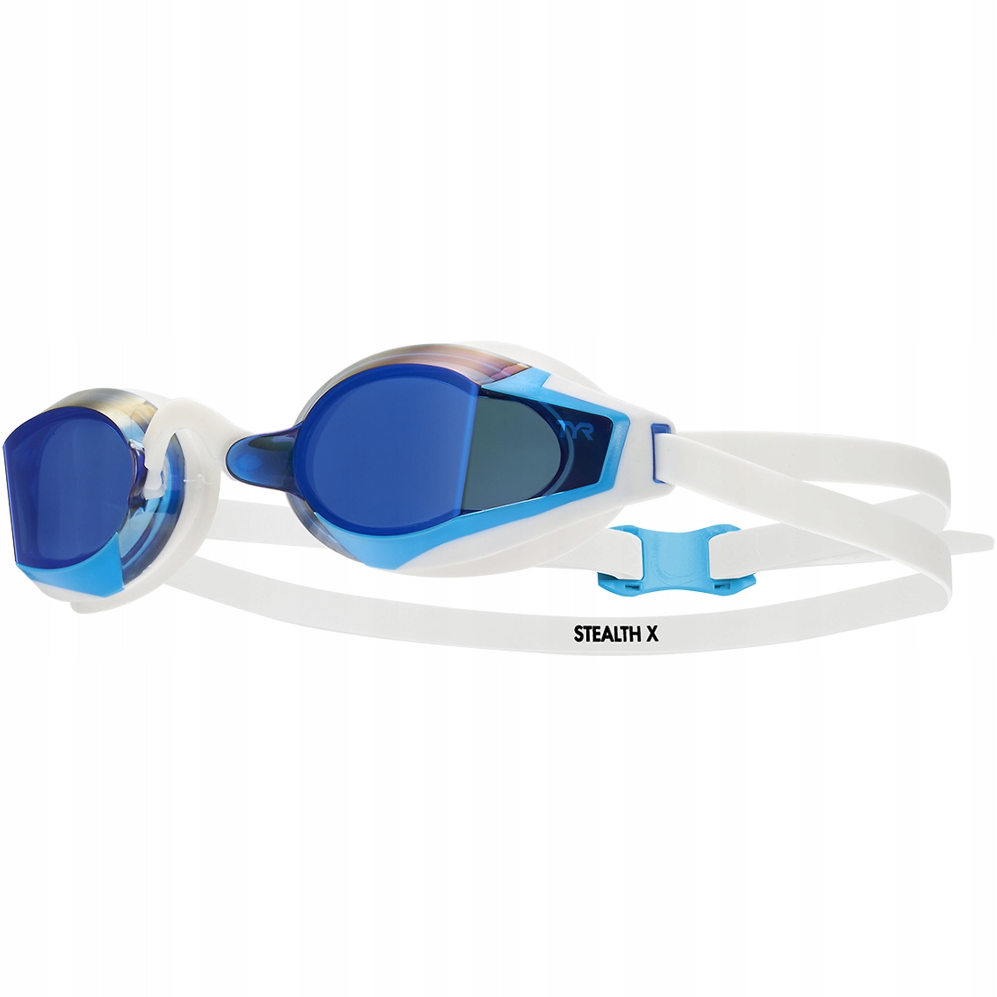TYR Stealth-X Race G Swimming Glasses with Mirror Coating