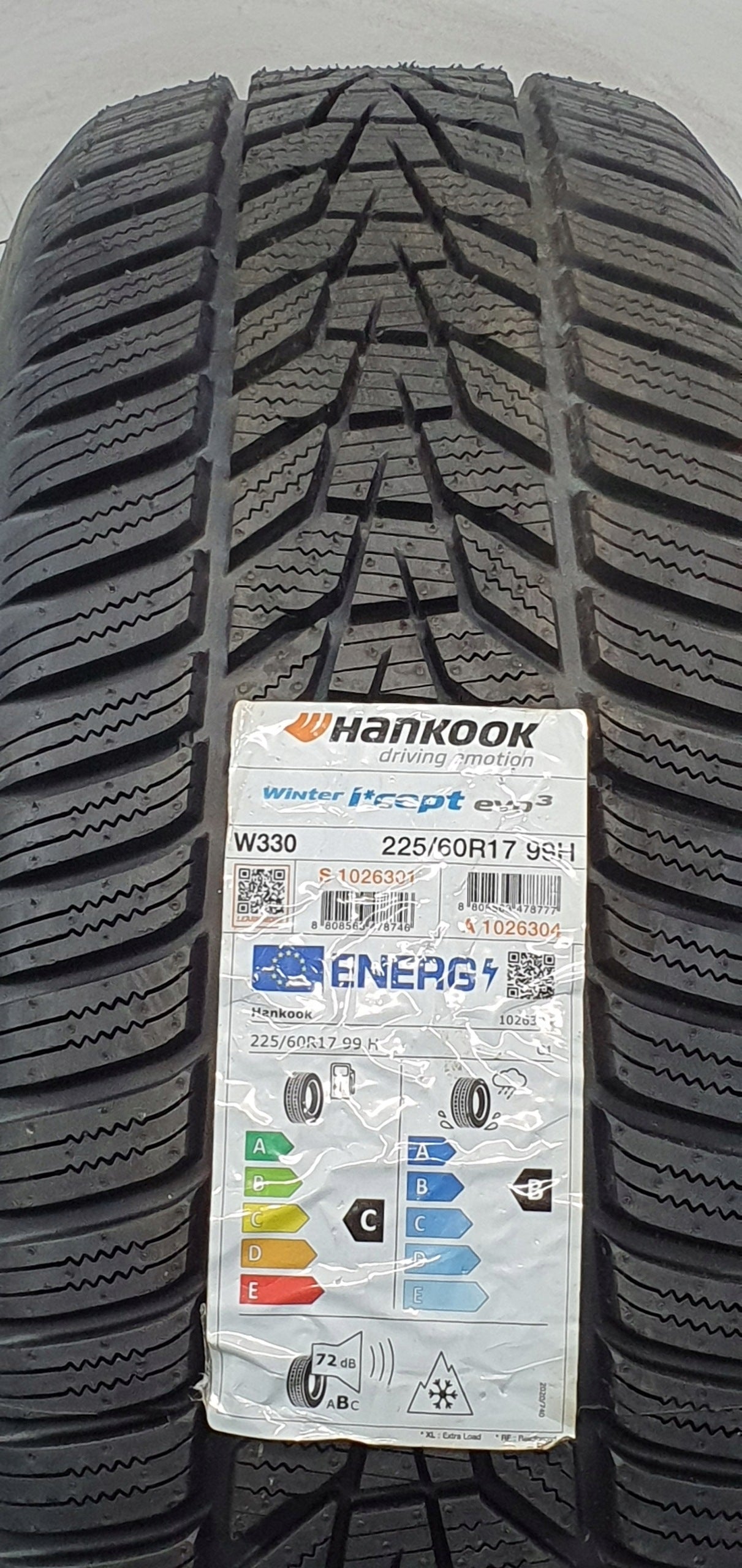 TYRE HANKOOK WINTER I*CEPT EVO3 225/60R17 99H 225/60/17 ICEPT IU NEW