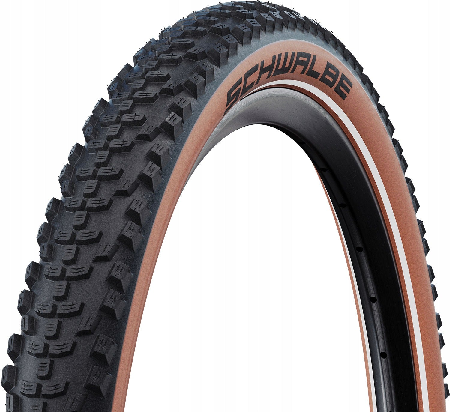 TYRE SCHWALBE SMART SAM ADDIX 29 x 2,25 brown with reflective strip