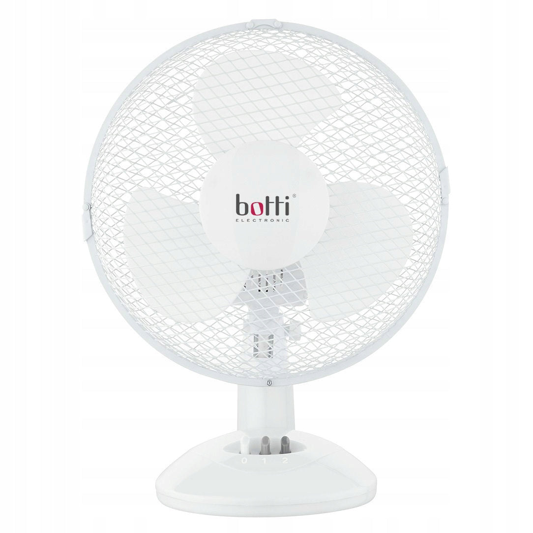 Table Fan Botti Electronic Passato 23cm 20W White Silent 43.8dB Packaging status original