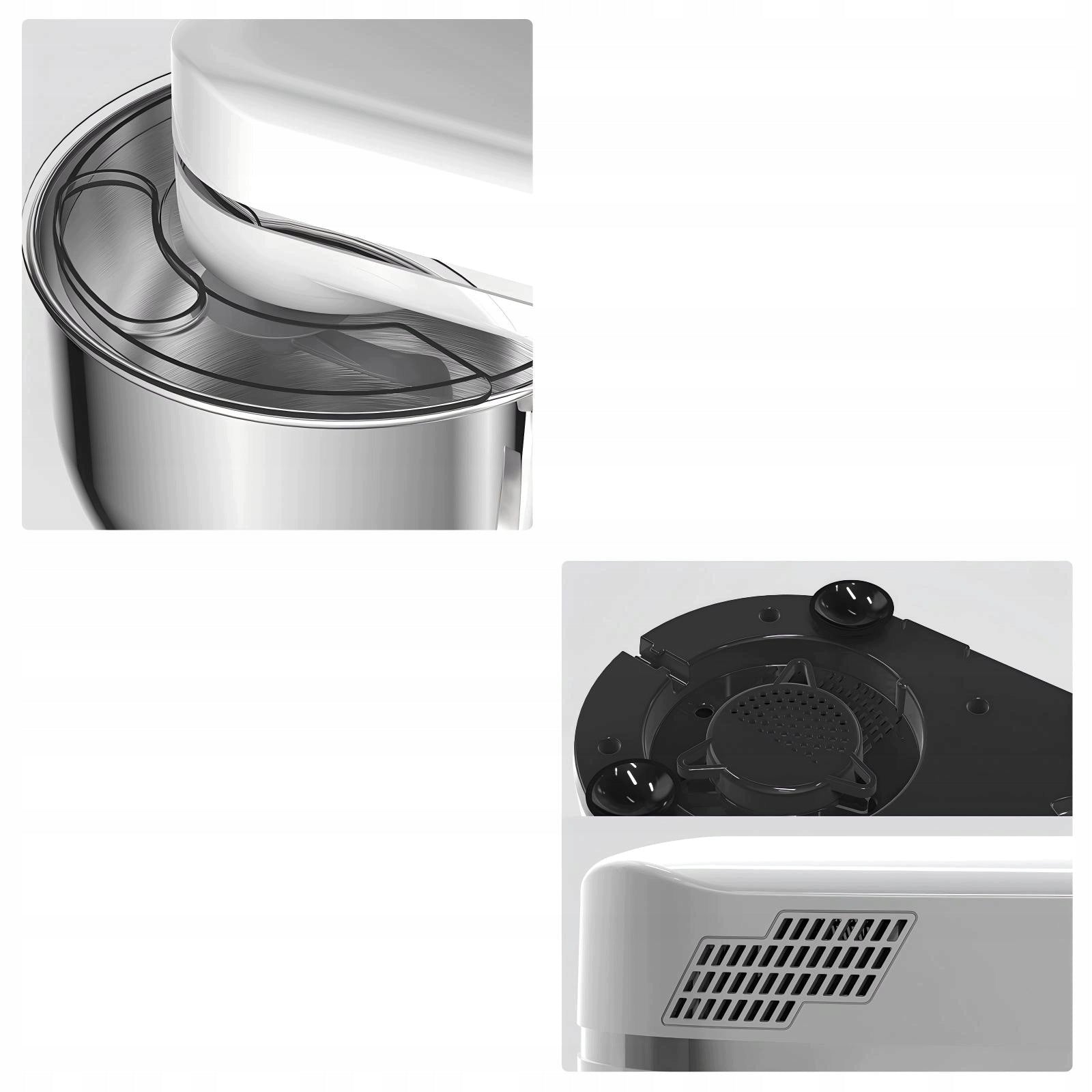 Table Kitchen Mixer BioloMix Quiet DC Table Mixer with OLED Screen Brand Biolomix