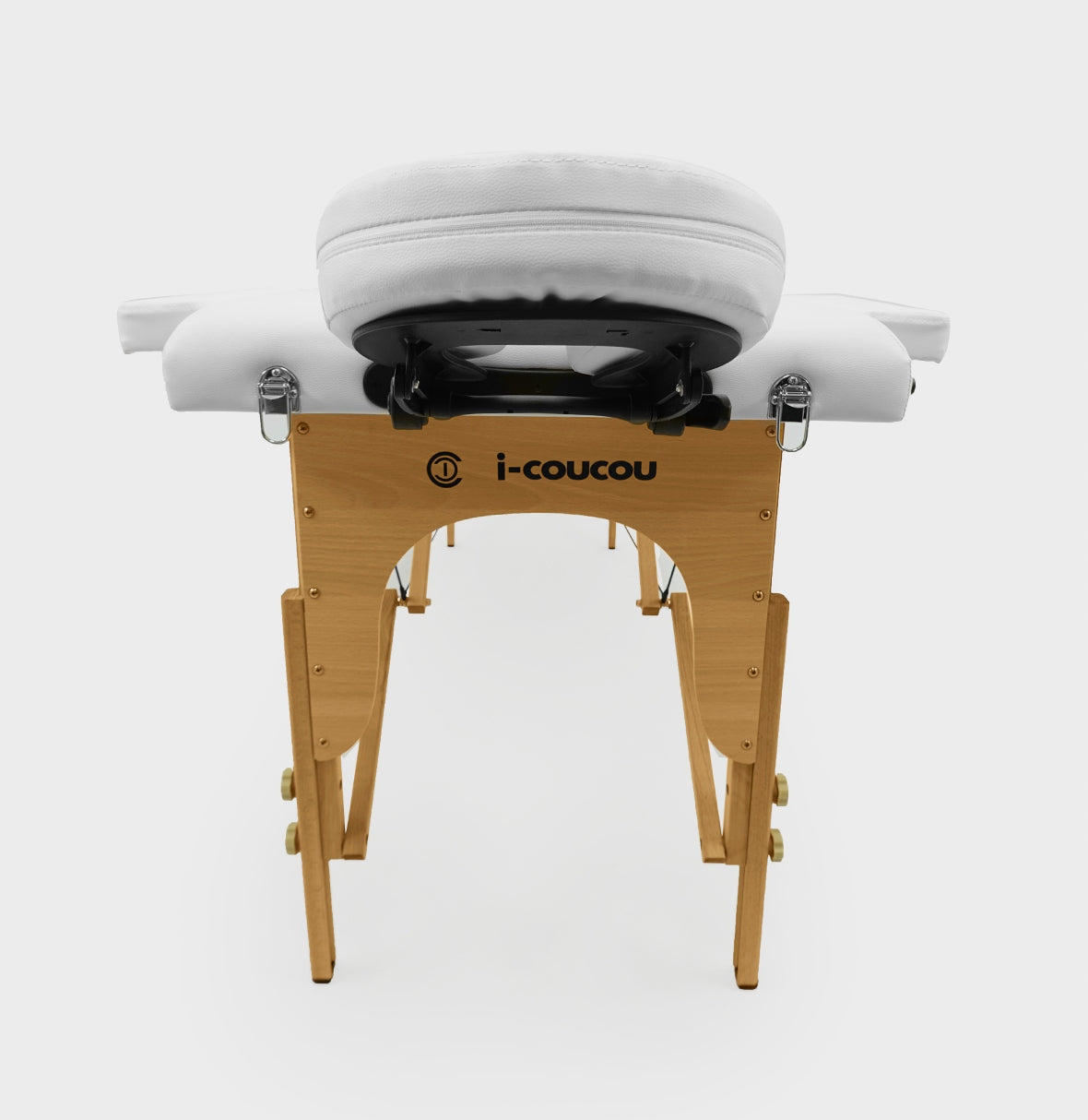 Table Massage Bed Cosmetic 2-Segment Folding 5cm Wooden Foam Medical device yes