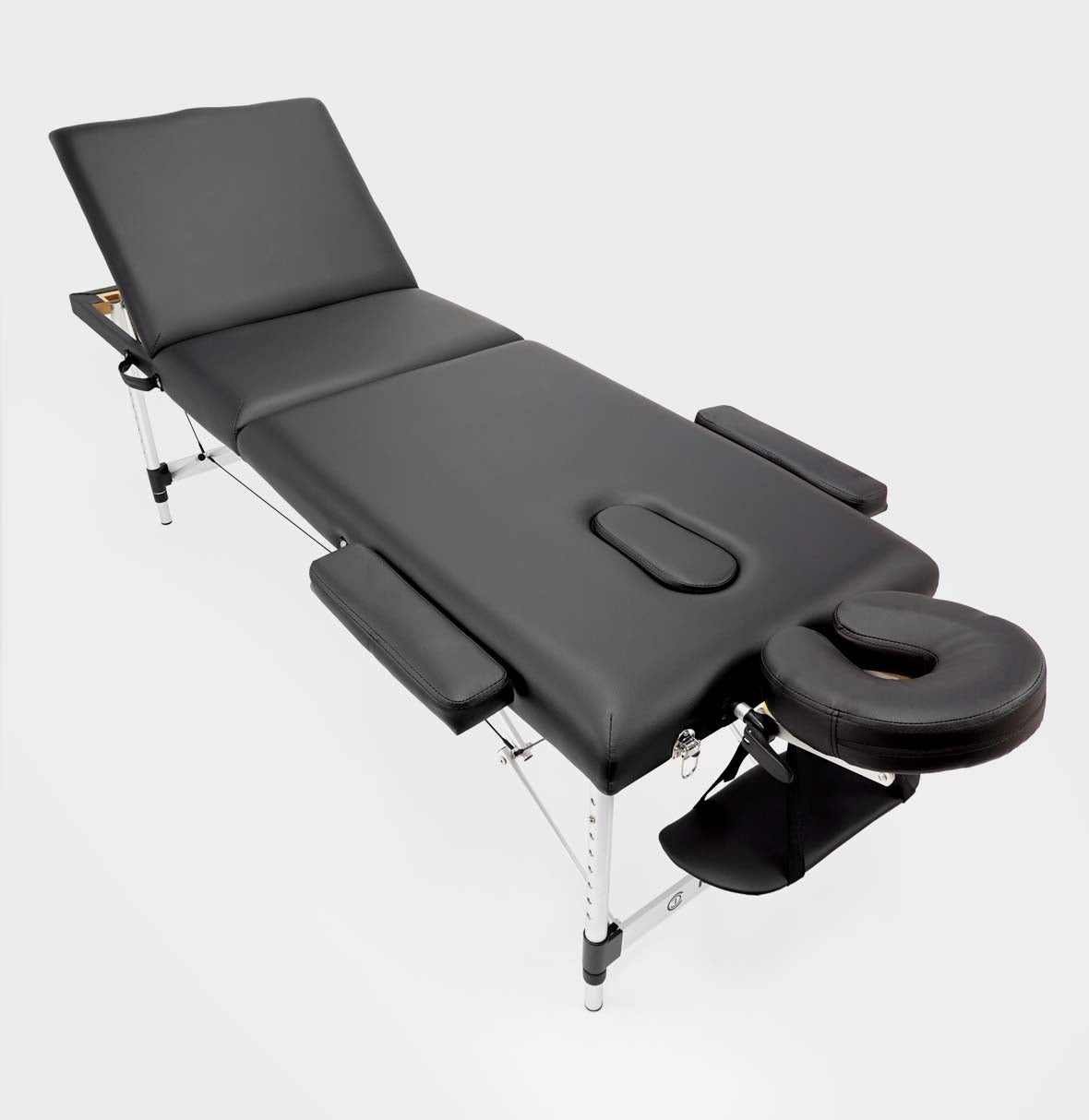 Table Massage Bed Folding 3 Segments Cosmetic Eyelash Portable Aluminum Kind folding table