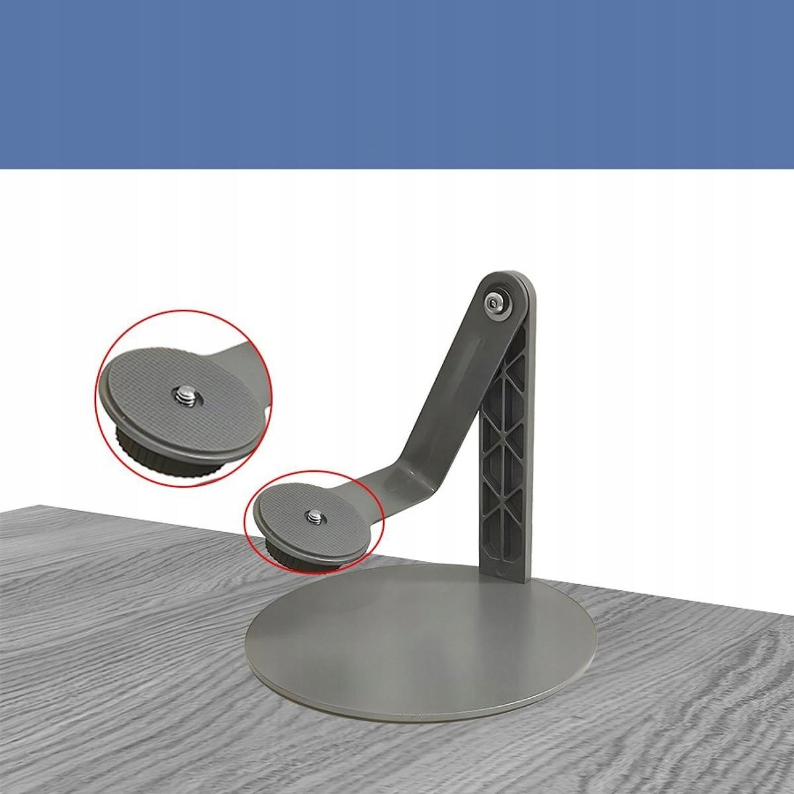 Table Projector Stand 360 Degree Rotation 1/4 inch Screw Hole Angle White Packaging status original