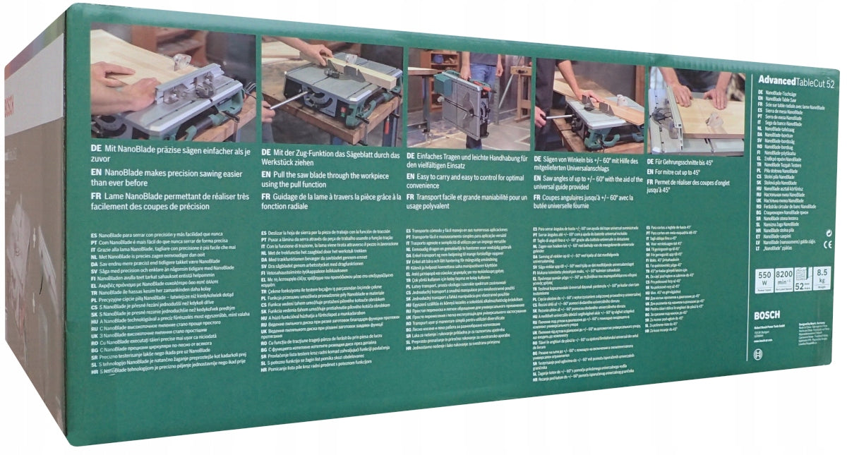 Table Saw 0603B12001 550W Bosch AdvancedTableCut Advanced TableCut 52 EAN (GTIN) 4059952570129