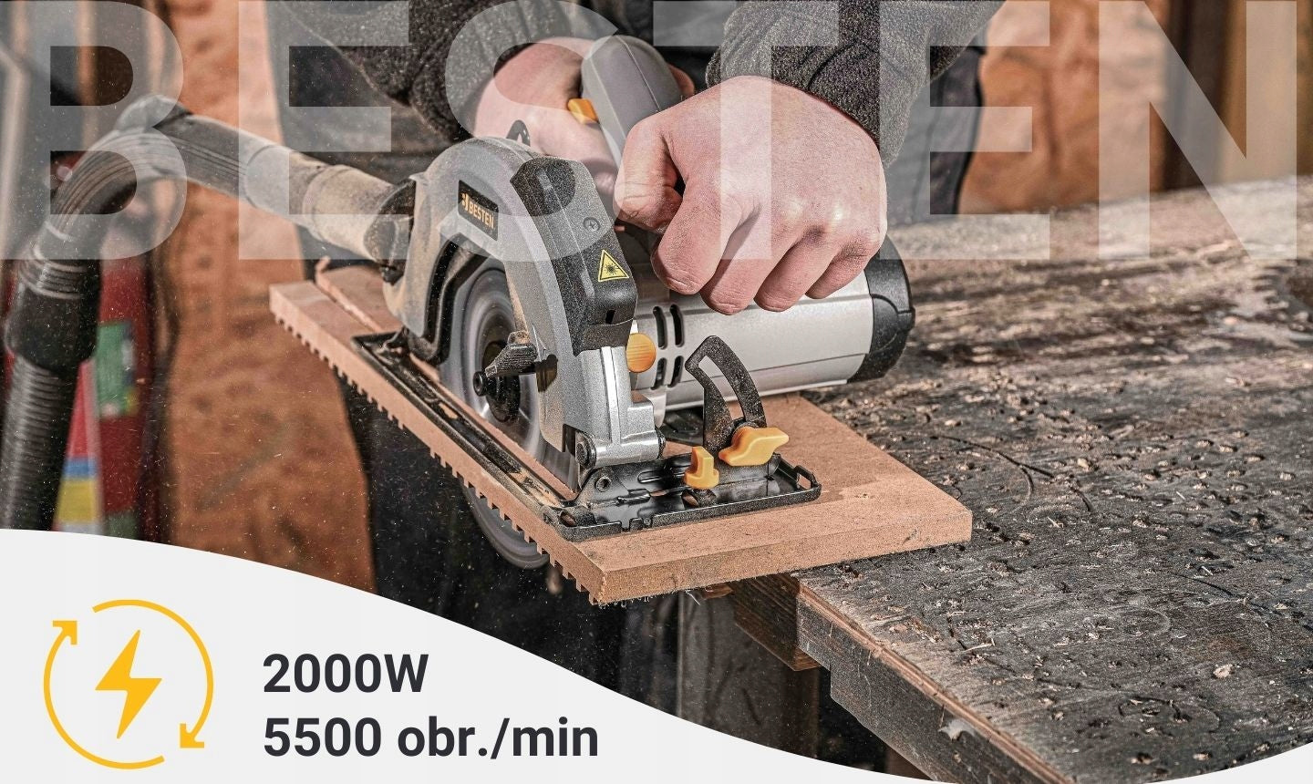 Table Saw Circular Saw Blade Handheld Wood Saw With Laser 2000W Saw bore diameter 185 mm