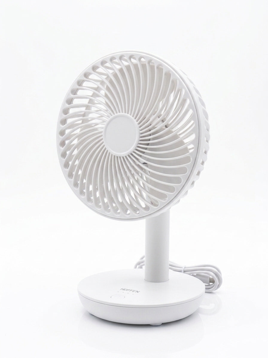 Table fan Hoffen USB01 white