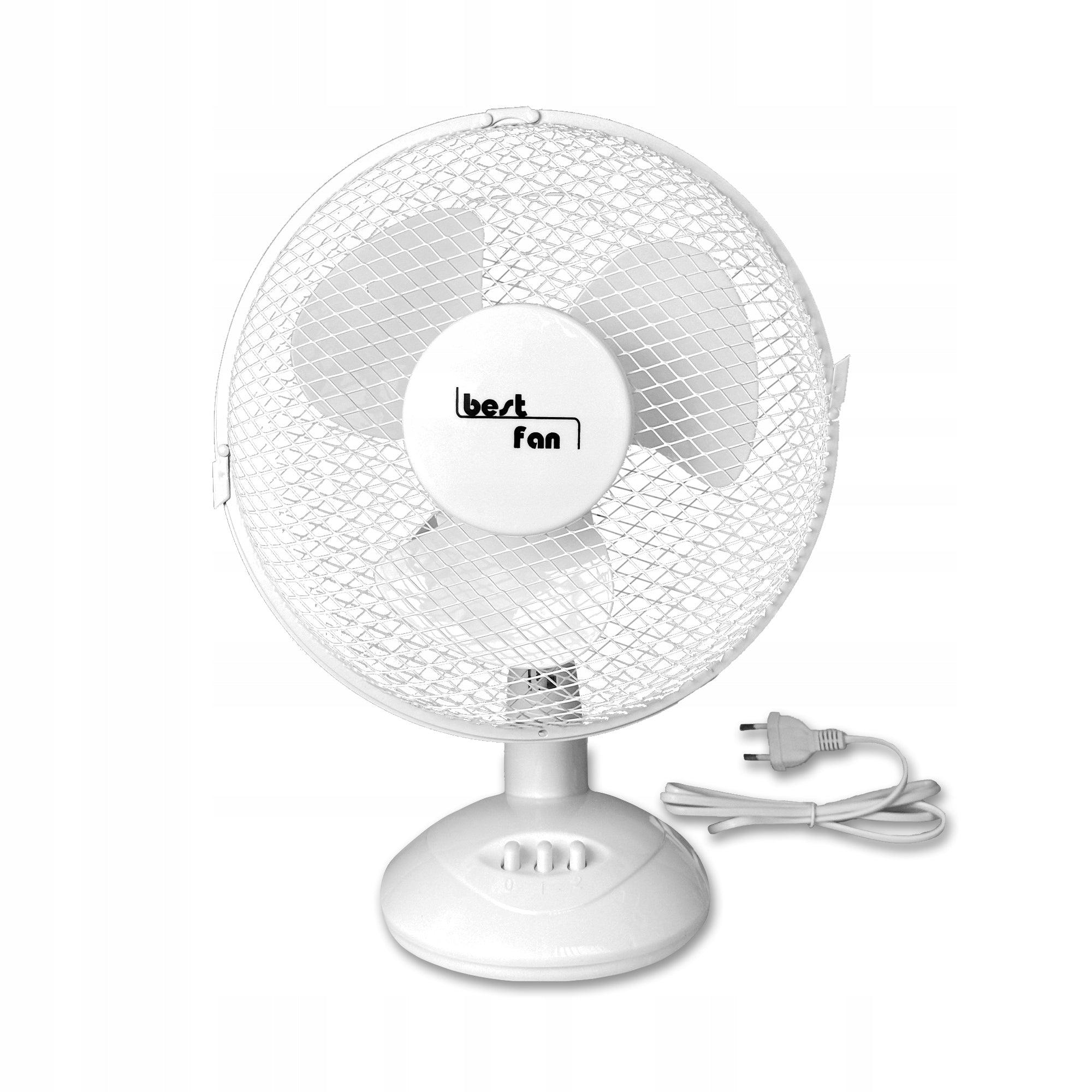 Table fan Maestro Best Fan BT-004 white 33W QUIET AND EFFICIENT 3 STOP