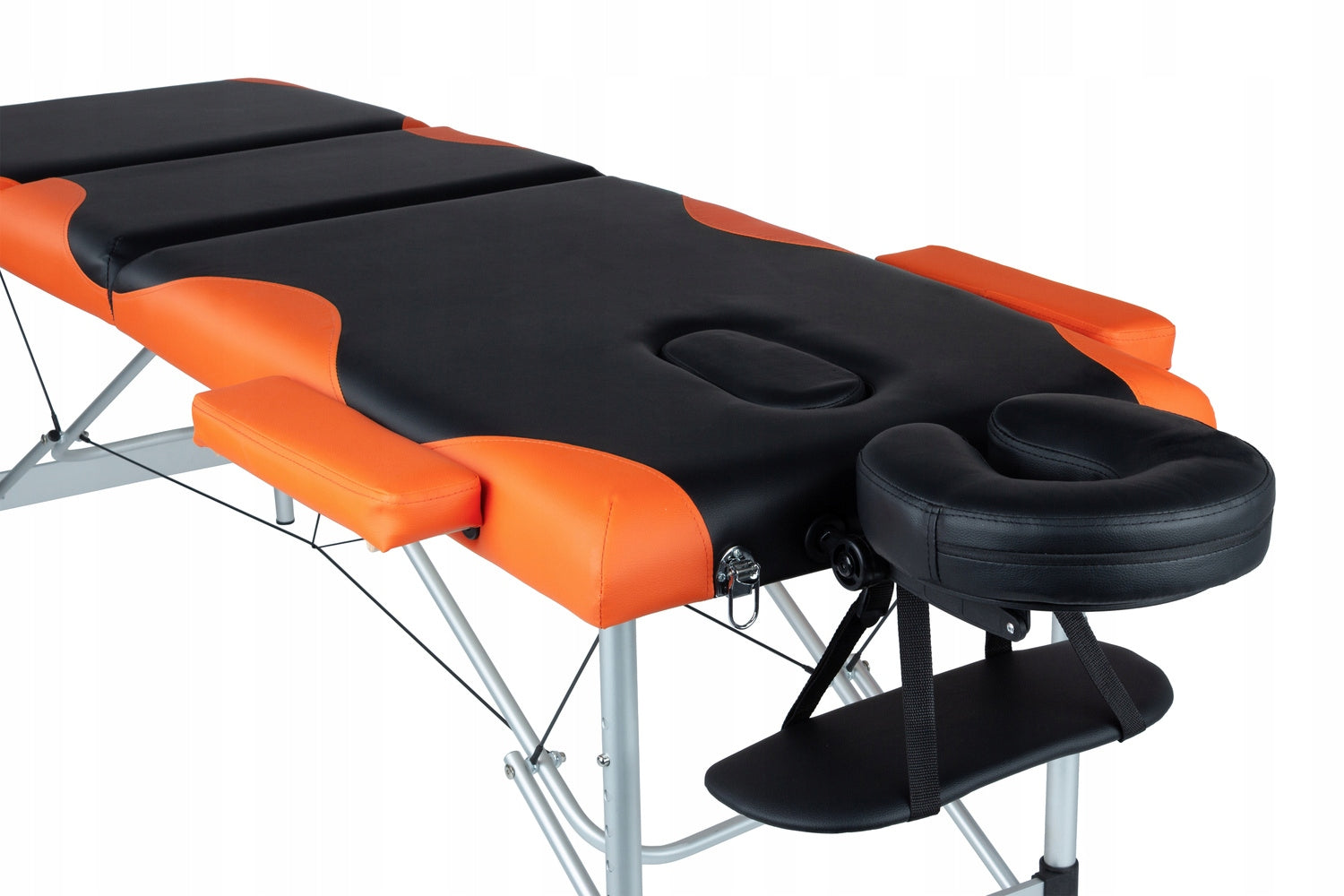 Table, massage bed 3-segment aluminum two-tone Weight 12 kg