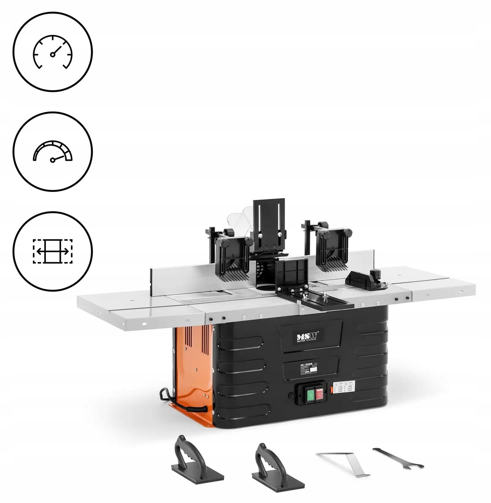 Table milling machine 1500W to 24000 rpm MSW MSW-WOBD-1500Y 10062507