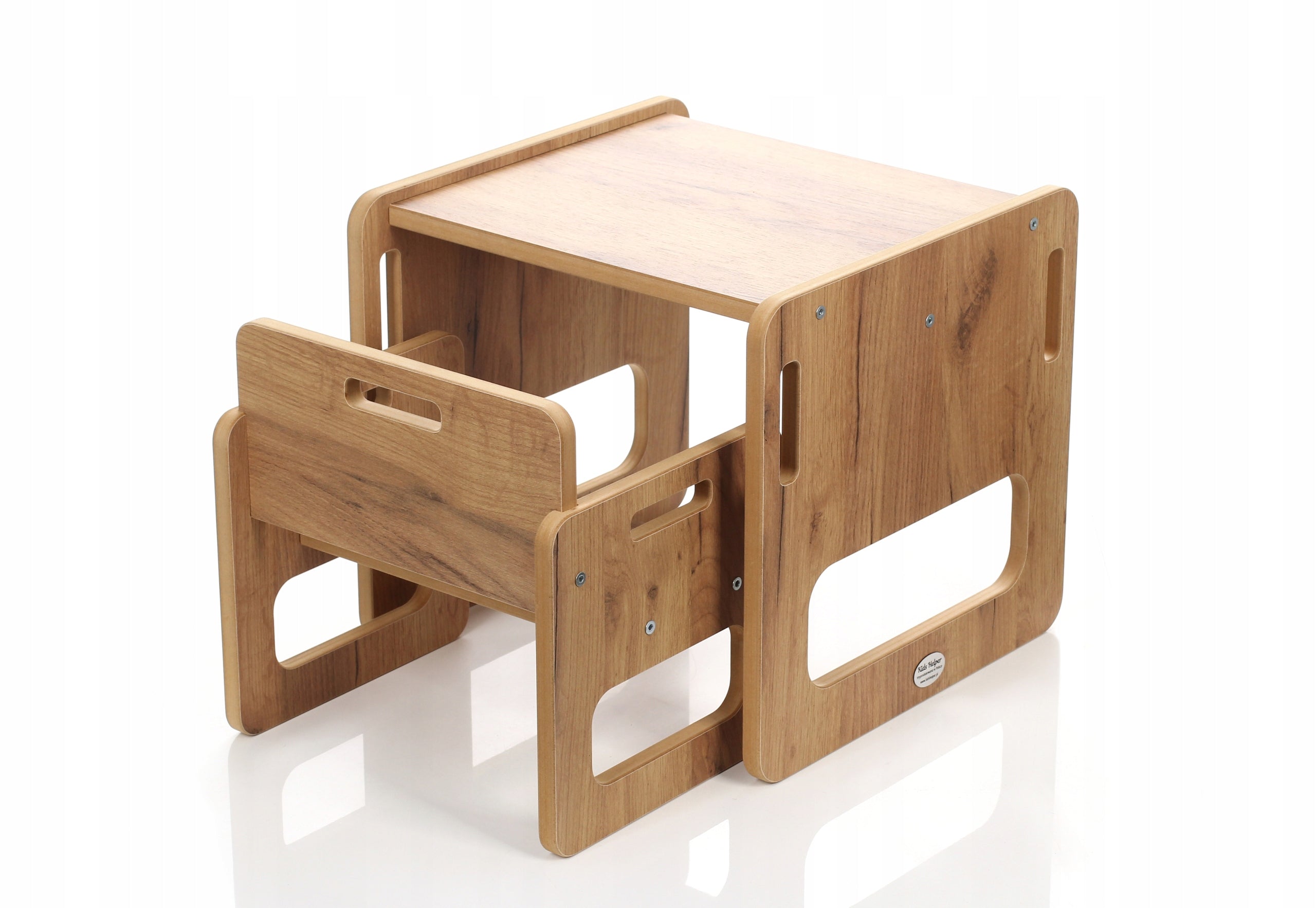 Table with high chair for children 1-3 years oak TB-330 EAN (GTIN) 5904158381958