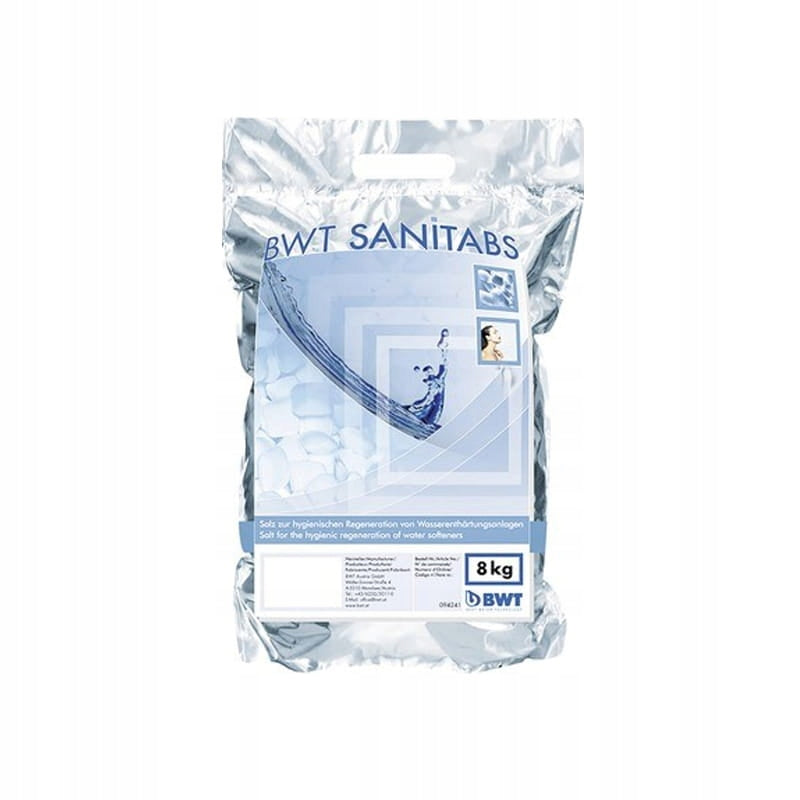Tablet salt BWT Sanitabs 8 kg for water softeners