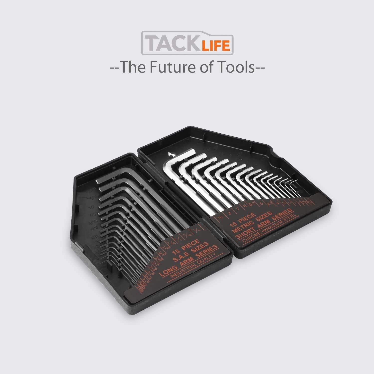Tacklife HHW1A ALLEN WRENCH SET 30PCS INCH+METRIC from 0,7 to 10 EAN (GTIN) 0739805259190