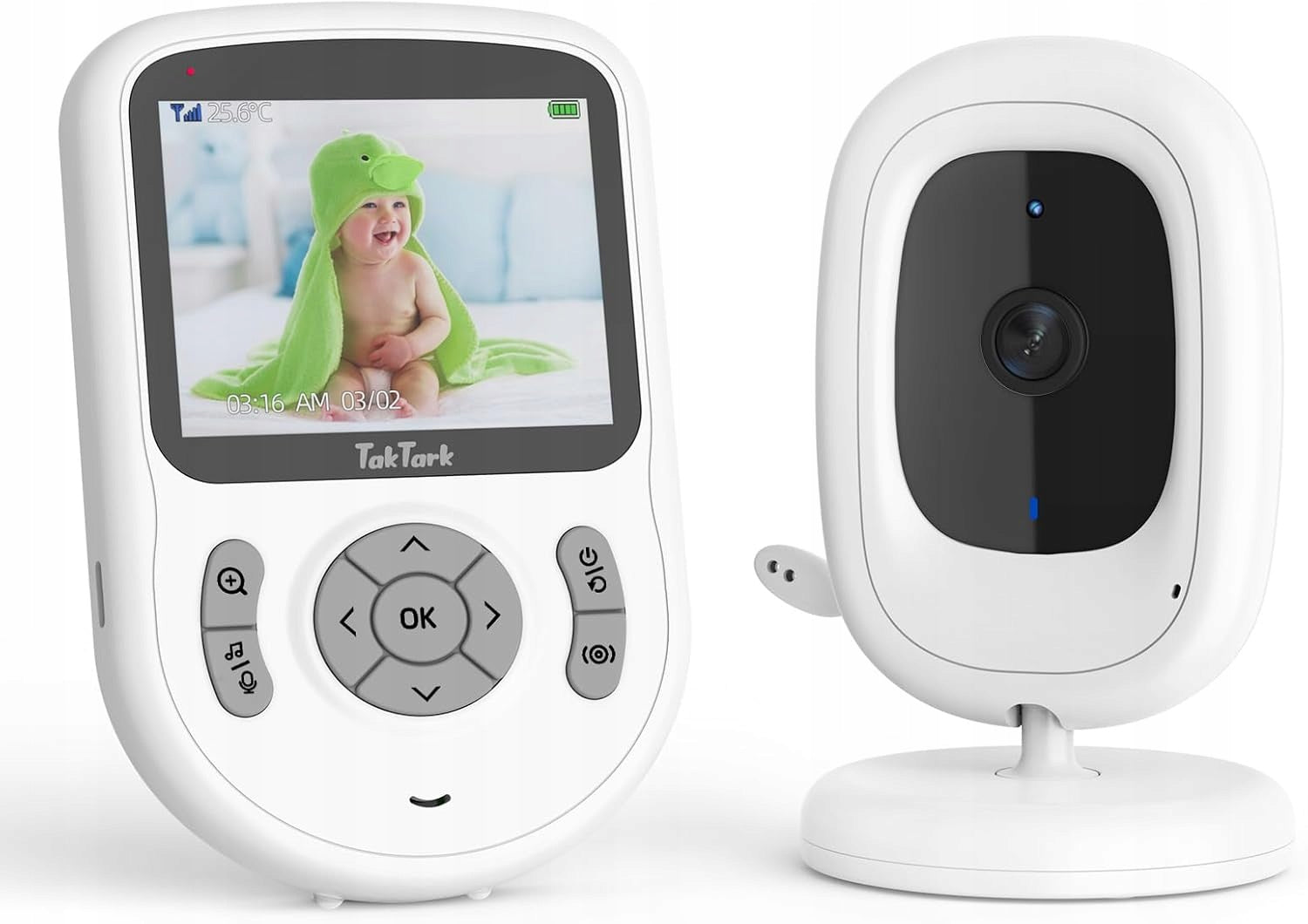 TakTark Nanny Camera 2,8 IPS 720P Without WiFi VOX Two Way Night