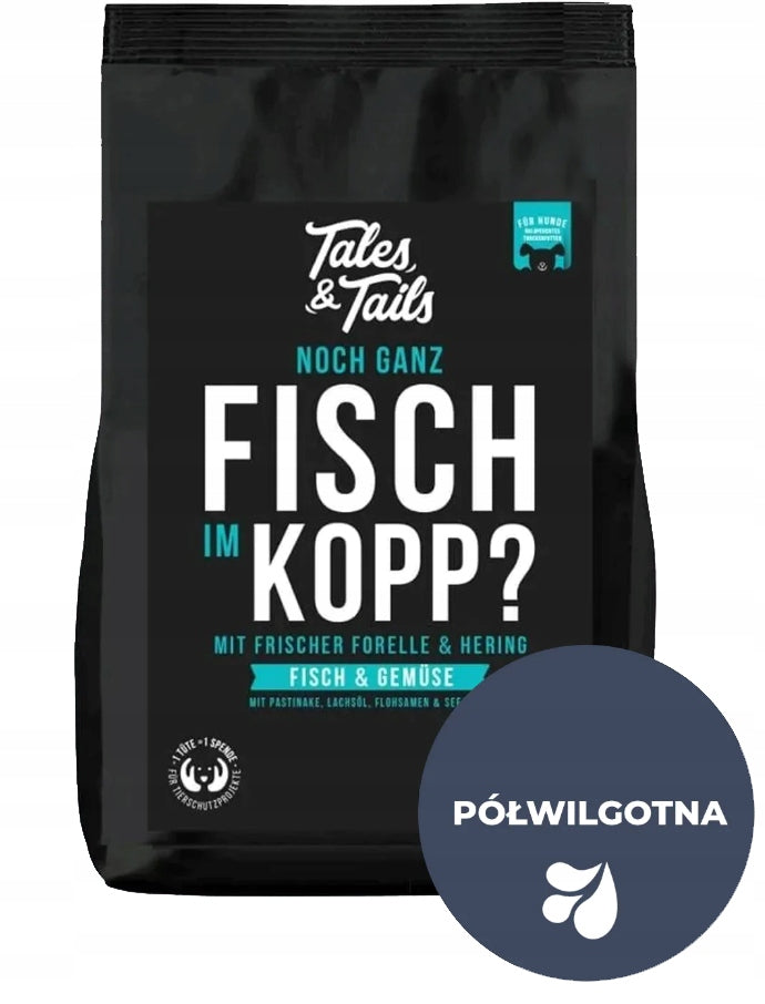 Tales & Tails Semi-moist monoprotein food "Fish Soft" 1,5 kg