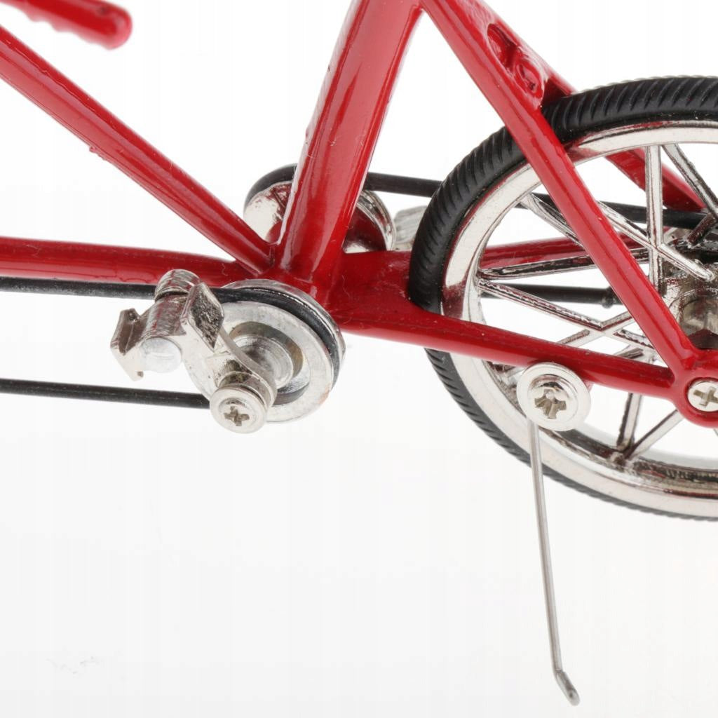 Tandem Bike Model Home Workplace Office Decoration For Men Full Red Packaging status original