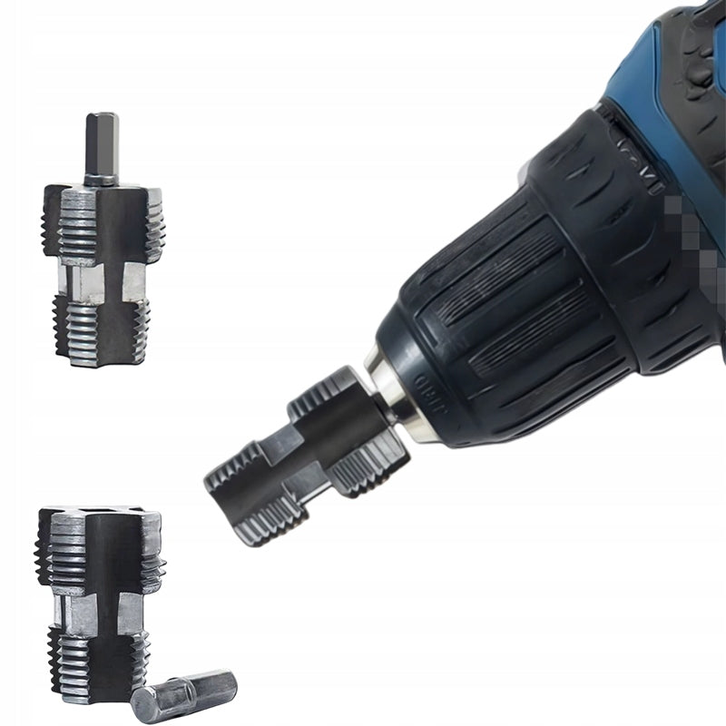 Tap threader die for plastic pipesthread