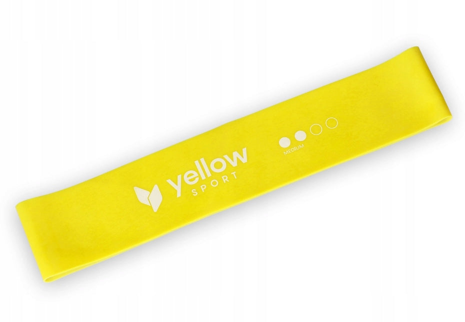 Tape loop exercise rubber resistance miniband YellowSport resistance medium 5-10kg Manufacturer code YLB-Y-1M