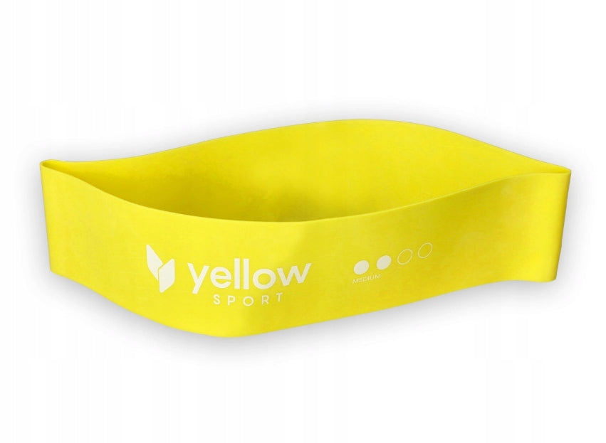 Tape loop exercise rubber resistance miniband YellowSport resistance medium 5-10kg