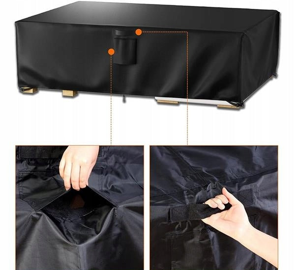 Tarpaulin cover for garden furniture table large waterproof high quality Manufacturer code 123 × 123 × 74 cm
