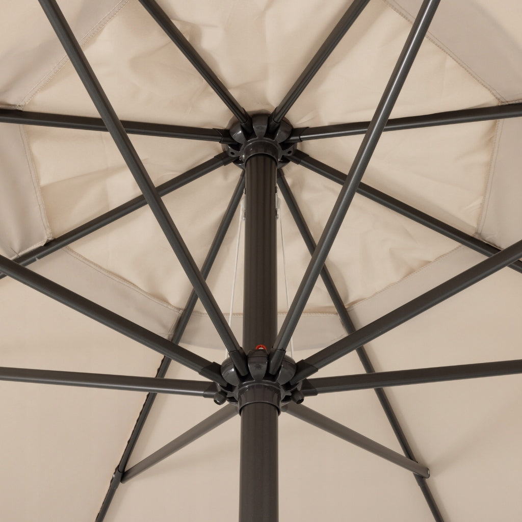 Tarrington House Garden Umbrella Large Folding 4m Aluminum Beige Color beige