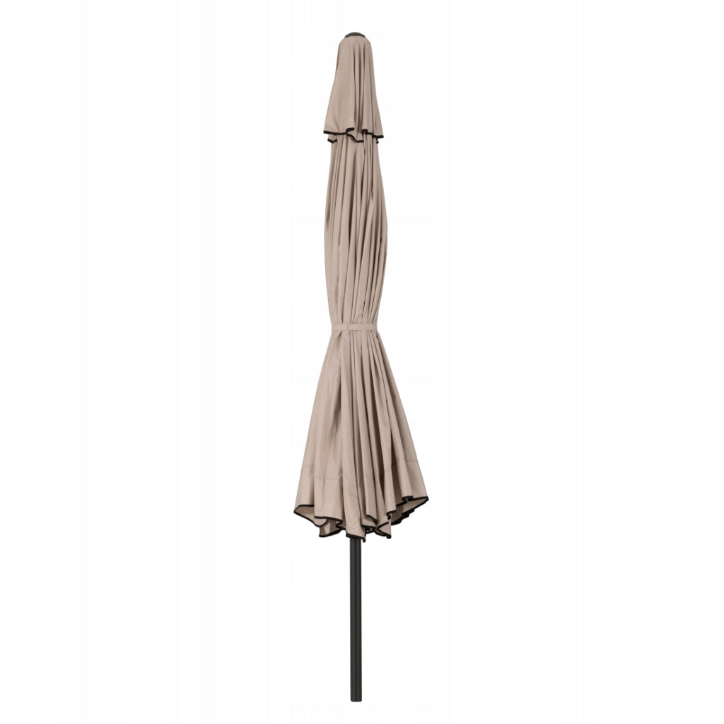 Tarrington House Garden Umbrella Large Folding 4m Aluminum Beige Manufacturer code 206313