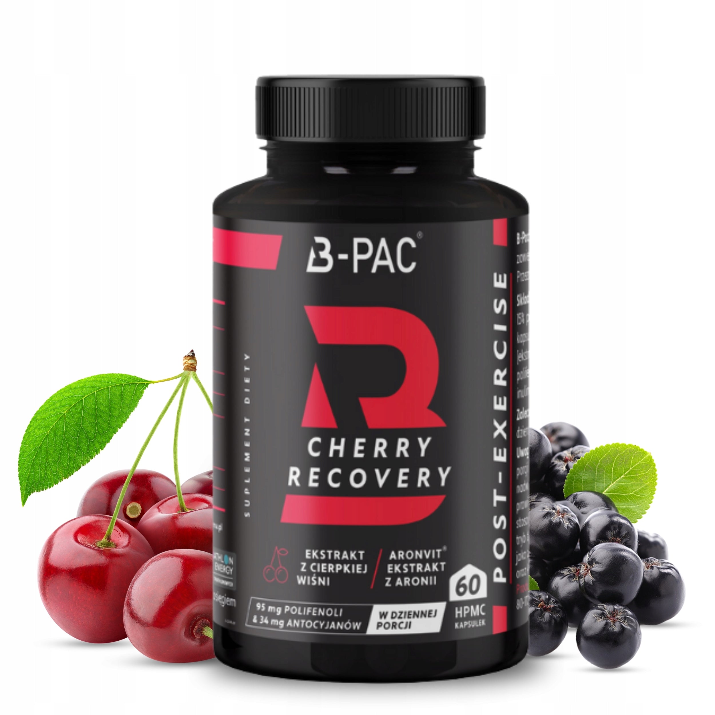Tart Cherry Chokeberry Anthocyanins Support Regeneration Performance Power 60 kaps