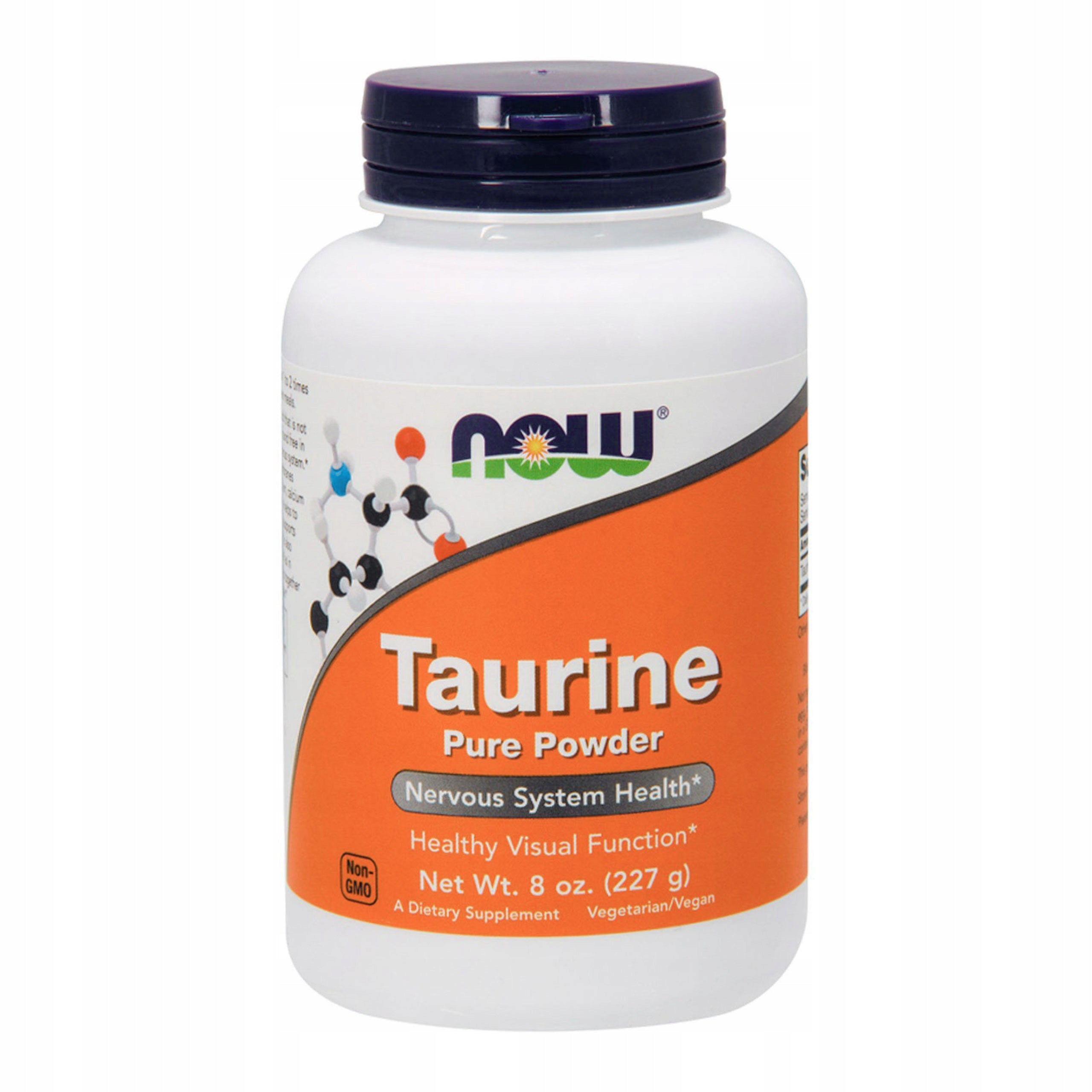 Taurine 227g NOW FOODS Powder Amino Acid Sport Regeneration Energy Strength